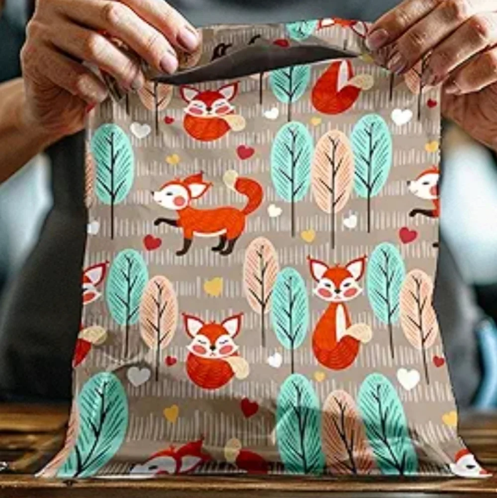 Woodlen Fox Polymailer Shipping Bags